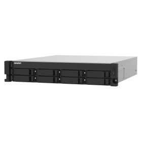 QNAP 8-Bay AL324 quad-core 1.7 GHz rackmount NAS with 250W, 4GB, SATA 6Gb s, 2x 10GbE SFP+, 2x 2.5GbE, 1x PCIe Gen2 x2 slot