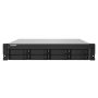 QNAP 8-Bay quad-core 1.7 GHz rackmount NAS with 250W PSU, 4GB, SATA 6Gb s, 2x 10GbE SFP+ LAN, 2x GbE LAN, 1x PCIe Gen2 x2 slot