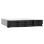 QNAP 12-Bay AL324 quad-core 1.7 GHz rackmount NAS with 250W, 4GB, SATA 6Gb s, 2x 10GbE SFP+, 2x 2.5GbE, 1x PCIe Gen2 x2 slot