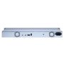 QNAP 4-bay 1U rackmount SATA JBOD expansion unit with a QXP-400eS-A1164 PCIe SATA host card and 1 SFF-8088 - TL-R400S