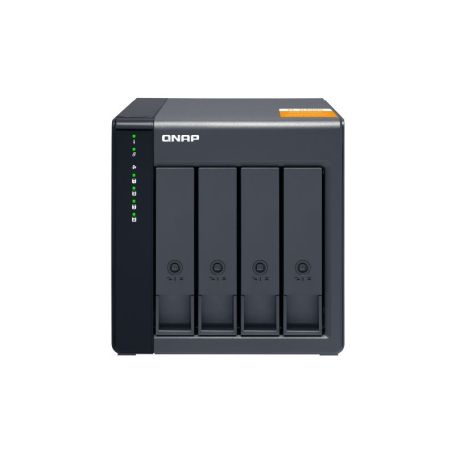 QNAP 4-bay desktop SATA JBOD expansion unit with a QXP-400eS-A1164 PCIe SATA host card and 1 SFF-8088 to SFF-8088 SAS SATA 6Gb s