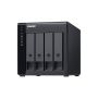 QNAP 4-bay desktop SATA JBOD expansion unit with a QXP-400eS-A1164 PCIe SATA host card and 1 SFF-8088 to SFF-8088 SAS SATA 6Gb s