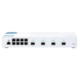QNAP QSW-M408S, 8 port 1Gbps, 4 port 10GbE SFP+, web management switch