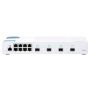 QNAP QSW-M408S, 8 port 1Gbps, 4 port 10GbE SFP+, web management switch