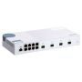 QNAP QSW-M408S, 8 port 1Gbps, 4 port 10GbE SFP+, web management switch