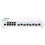 QNAP QSW-M408-4C, 8 port 1Gbps, 4 port 10G SFP+  NBASE-T Combo, web management switch