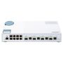 QNAP QSW-M408-4C, 8 port 1Gbps, 4 port 10G SFP+  NBASE-T Combo, web management switch