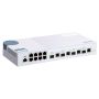 QNAP QSW-M408-4C, 8 port 1Gbps, 4 port 10G SFP+  NBASE-T Combo, web management switch
