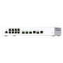 QNAP QSW-M408-2C, 8 port 1Gbps, 2 port 10G SFP+  NBASE-T Combo, 2 port 10G SFP+, web management switch