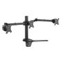 Equip Suporte Monitor 17''-27'' Articulating Triple Monitor Tabletop Stand - 650125