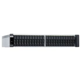 QNAP 24-Bay Enterprise ZFS NAS, SAS 12G 6G, Xeon D-2142IT 1.9GHz, 96GB RAM, 7-LAN (4 SFP+   3 RJ45 for Each Controller)