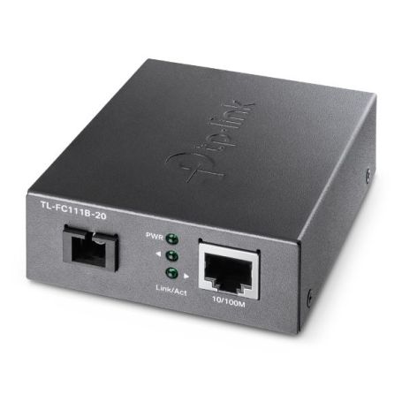 TP-Link Conversor de Mídia WDM de 10 100 Mbps, PORT 1× 100Mbps SC Port, 1× 10 100M RJ45 Port (Auto MDI MDIX), SPEC Full-duplex