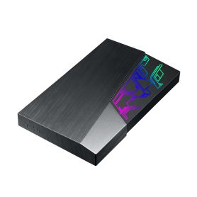 Asus EHD-A1T/1TB/Black - FX External Hard Drive - Aura Sync RGB, USB 3.1 Gen1, 256-bit AES Encryption, 24/7 reliability