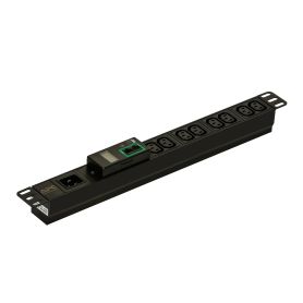 APC Easy PDU, Metered, 1U, 16A, 230V, (8)C13 - EPDU1016M