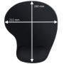 EWENT Mouse Pad de gel com descanso para pulso - EW3181