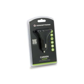 Conceptronic CARDEN 3-Port 31.5W USB Car Charger - CARDEN06B