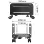 SUPORTE P  CPU METÁLICO C  RODAS EWENT EW1291