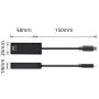 EWENT Adaptador de rede Gigabit USB-C - EW9828