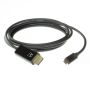 EWENT Cabo de conversão USB-C para DisplayPort macho 4K 60Hz, 2 m - EW9826