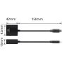 EWENT Adaptador USB-C para DisplayPort 4K 60HZ - EW9825