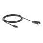 EWENT Cabo de conversão USB-C para HDMI macho 4K 60Hz, 2 m - EW9824