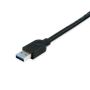 Equip USB 3.0 Active Extension Cable, 10.0m - Black - 133347