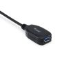 Equip USB 3.0 Active Extension Cable, 10.0m - Black - 133347