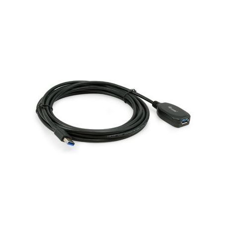 Equip USB 3.0 Active Extension Cable, 5.0m - Black - 133346