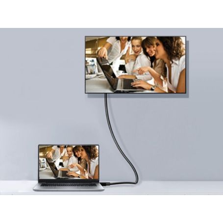 Equip Display Port  1.4 Cable M M 5.0m, black, with latch - 119255