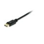 Equip Display Port  1.4 Cable M M 2,0m, black, with latch - 119252