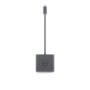 Dell Adapter USB-C to HDMI DP - USB-C macho para HDMI, DisplayPort, USB-C fêmea - 18 cm - suporte de 4K