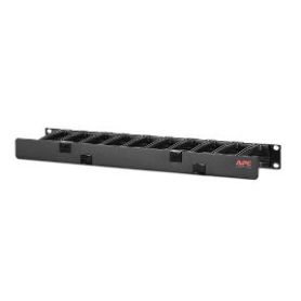 APC Horizontal Cable Manager, 1U x 4'' Deep, Single-Sided with Cover - AR8602A