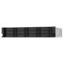 12-bay rackmount NAS, AMD Ryzen V1000 series V1500B 4C 8T 2.2GHz, 8GB, 2x2.5GbE LAN, 2x PCIe 3.0 x 4 slots, USB 3.2 Gen2, 2x550W