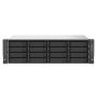 16-bay rackmount NAS, AMD Ryzen V1000 series V1500B 4C 8T 2.2GHz, 16GB, 2 x 2.5GbE LAN, 2xPCIe 3.0x4 slots, USB 3.2 Gen2, 2x550W