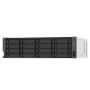 16-bay rackmount NAS, AMD Ryzen V1000 series V1500B 4C 8T 2.2GHz, 16GB, 2 x 2.5GbE LAN, 2xPCIe 3.0x4 slots, USB 3.2 Gen2, 2x550W