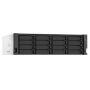 16-bay rackmount NAS, AMD Ryzen V1000 series V1500B 4C 8T 2.2GHz, 16GB, 2 x 2.5GbE LAN, 2xPCIe 3.0x4 slots, USB 3.2 Gen2, 2x550W