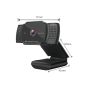 Conceptronic AMDIS 2K Super HD Autofocus Webcam with Microphone - AMDIS02B