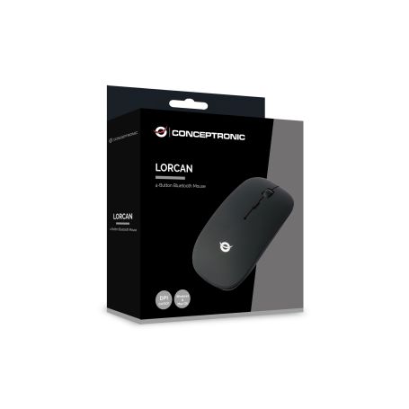 Conceptronic LORCAN 4-Button Bluetooth Mouse - LORCAN01B