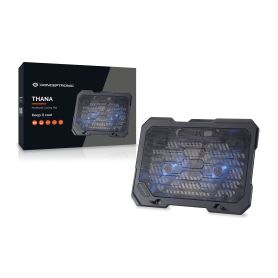 Conceptronic THANA Notebook Cooling Pad, Fits up to 15.6'', 2 Fans - THANA01B