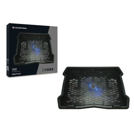 Conceptronic THANA 1-Fan Laptop Cooling Pad - THANA05B