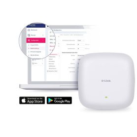 AX3600 Wi-Fi 6 Dual-Band PoE Access Point, Easy to manage, Nuclias Connect, Wi-Fi 6