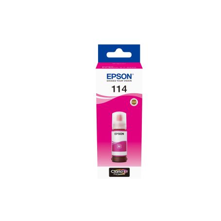 Epson 114 EcoTank Magenta ink bottle - C13T07B340