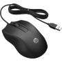 HP Wired Mouse 100 Black  - 6VY96AA-ABB
