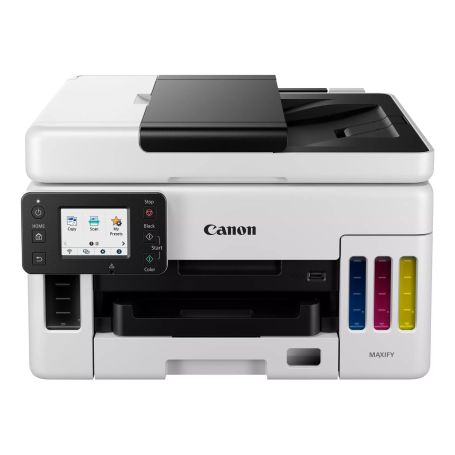 Canon MAXIFY GX6050 - Impressora a jacto de tinta 3 em 1 com tinteiros recarregáveis, A4, capacidade para 350 folhas