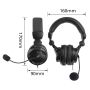 EWENT Headsets stereo com microfone e controlo de volume - EW3564