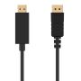 EWENT Cabo Adaptador DisplayPort para HDMI 1.2, gold-plated, 3.0m - EC1432