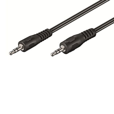 EWENT Cabo Áudio, 3.5mm stereo M - 3.5mm M, 5.0m - EC1608