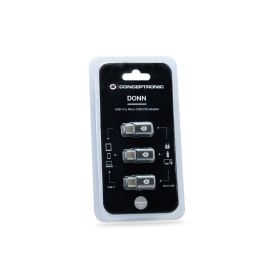 Conceptronic DONN USB-C to Micro USB OTG Adapter 3-Pack  - DONN05G
