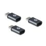 Conceptronic DONN USB-C to Micro USB OTG Adapter 3-Pack  - DONN05G