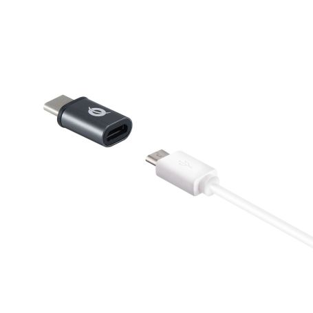 Conceptronic DONN USB-C OTG Adapter 2-Pack, USB-C to USB-A and USB-C to Micro USB  - DONN04G